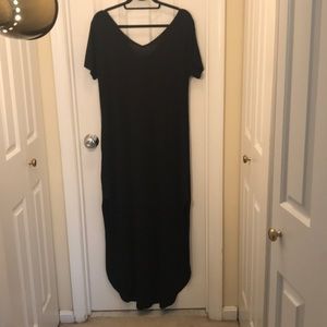 Grecerelle women’s casual maxi dress. Black. M